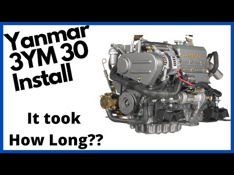 Marine Diesel Engine Installation on my Island Packet 320, Southern Star.