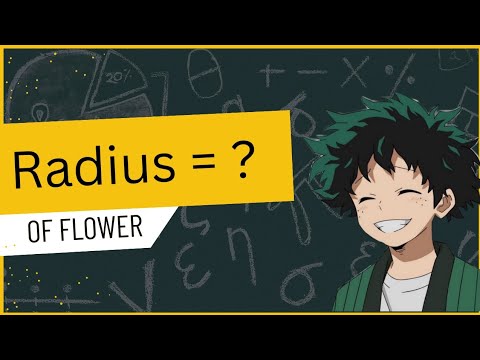 what is the radius of flowers.