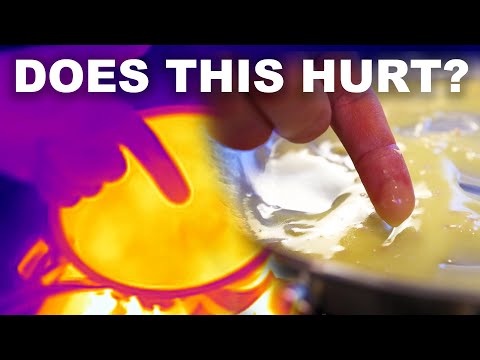 , title : 'How cooks put their fingers in hot sauce without burning themselves'