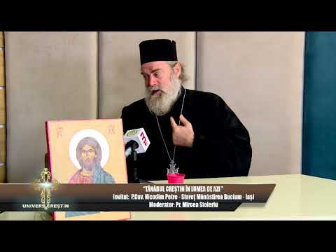UNIVERS CRESTIN  INVITAT P. CUV.  NICODIN PETRE  MODERATOR PR. MIRCEA STOLERIU