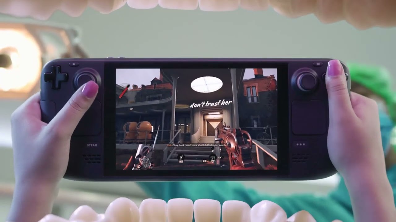 Ігрова консоль Valve Steam Deck OLED 1TB video preview