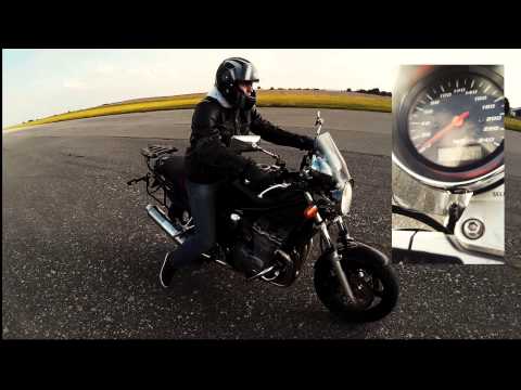 Suzuki GSF 600 Bandit acceleration 0-175 km/h, sprint 400m