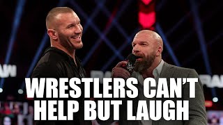 Top 10 Wrestlers To Hilariously Get Another To Break Character