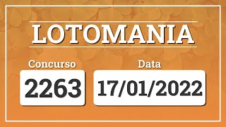 Capa de LOTOMANIA 2263
