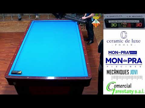 LLIGA CATALANA 3 BANDES 2A Cat. C.B. Banyoles B - C. B. Mataró B