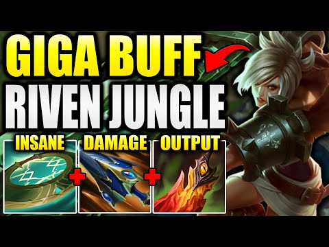 RIOT JUST GAVE RIVEN JUNGLE A GIGA BUFF — SHE’S ACTUALLY AMAZING NOW! (You Gotta Try This!)