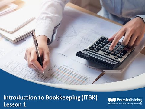AAT Q2022 Level 2 - Introduction to Bookkeeping (ITBK) - Lesson 1 of 3