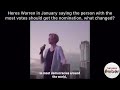 Warren In January Saying The Person With The Most Votes Should Get The Nomination What Changed