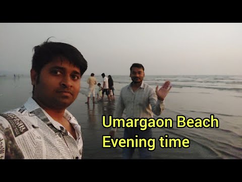 Umargaon Beach evening time #trending #travel #beach #yt