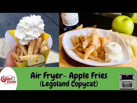 Legoland Copycat Apple Fries In Air Fryer|Apple Fries Air Fryer Recipe|Air Fryer Apple Fries Recipe