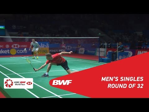 R32 | MS | Brice LEVERDEZ (FRA) vs. NG Ka Long Angus (HKG) | BWF 2019