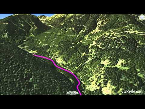 3D tour Manghen Pass (2042) from Molina - Pontarso