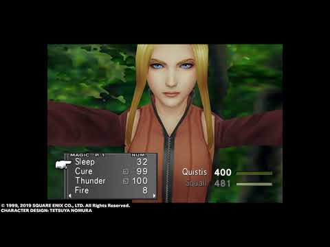 FINAL FANTASY VIII Remastered - T-Rexaur Battle (No Level Up Game)