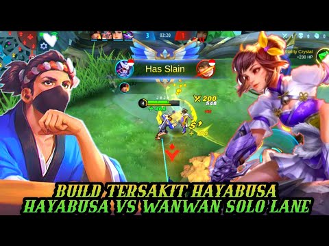 Hayabusa vs Wanwan Solo Lane | Best build Hayabusa 2021 | Best Build Hayabusa season 20