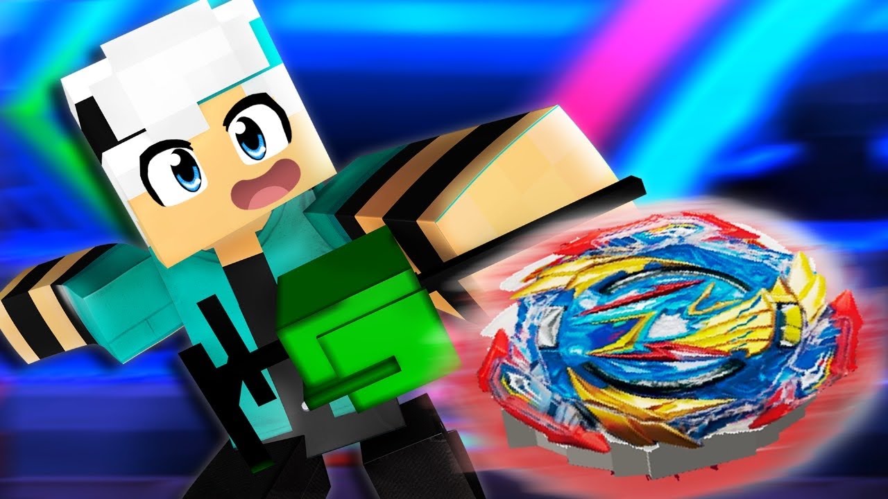 GANHAMOS BEYBLADES no Minecraft