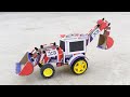 Navratri Durga Murti Mini JCB Tractor Trolley Gauri Ganesh Chaturthi Radha Krishna Tractor Trolley