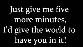 Bring You Back - Hawthorne Heights lyrics