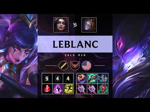 LeBlanc Mid vs Orianna - NA Grandmaster Patch 25.21