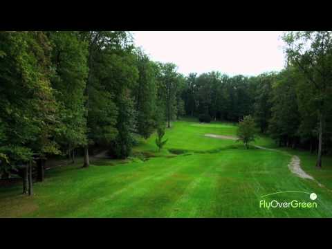 Golf De Vittel Ermitage - drone aerial video - Le Peulin - Hole#18