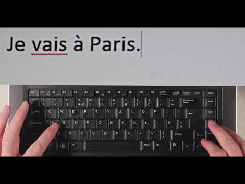 Typing accented French characters on a PC