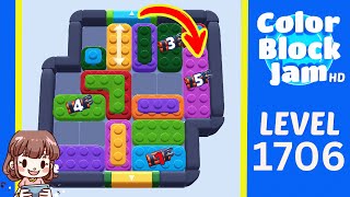 Solution du Niveau 1706 de Color Block Jam