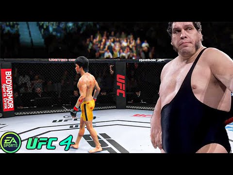 UFC 4 | Bruce Lee VS André the Giant |  EA SPORTS UFC 4