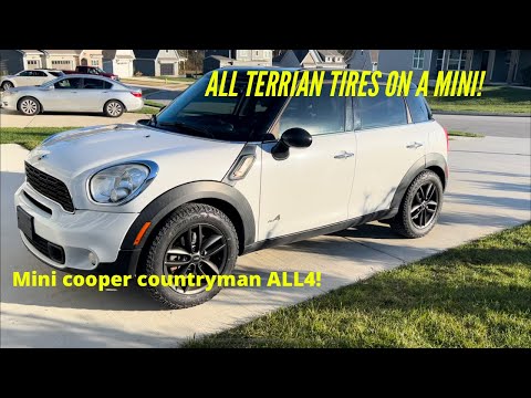 2012 Mini Cooper Countryman S All4 gets all terrain tires!