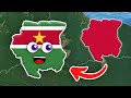 Suriname Geography Districts Countries Of The World