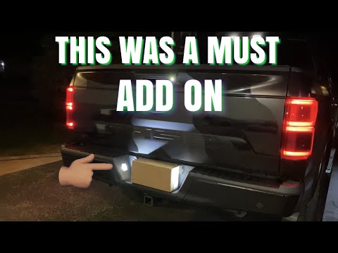 INSTALL L.E.D LICENSE PLATE LIGHT ON MY 2020 FORD F-150 LARIAT