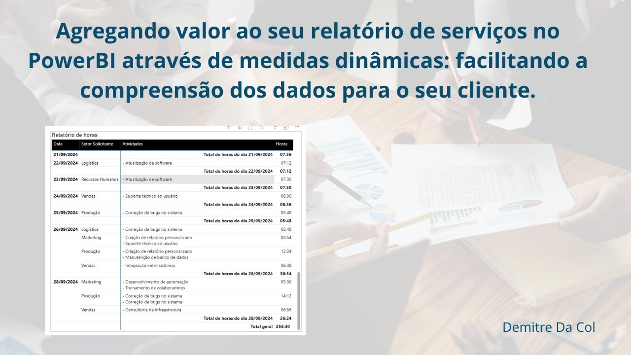 Truqes de formatação de tabela dinâmica do PowerBI para melhorar seus relatórios de horas