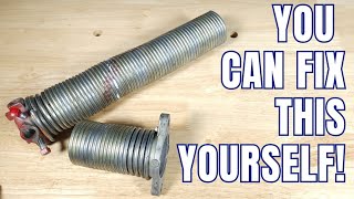 TOP THREE TIPS I LEANRED WHEN CHANGING MY GARAGE DOOR TORSION SPRINGS