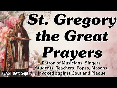 St. Pope Gregory the Great Prayers