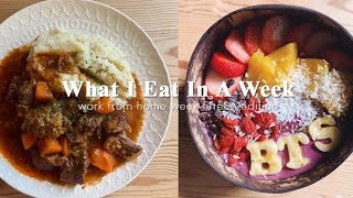 What I Eat: Healthy & Low-Calorie (Beef Stew Cauliflower Mash, Acai Bowl, Spinach Wraps) | thatxxRin