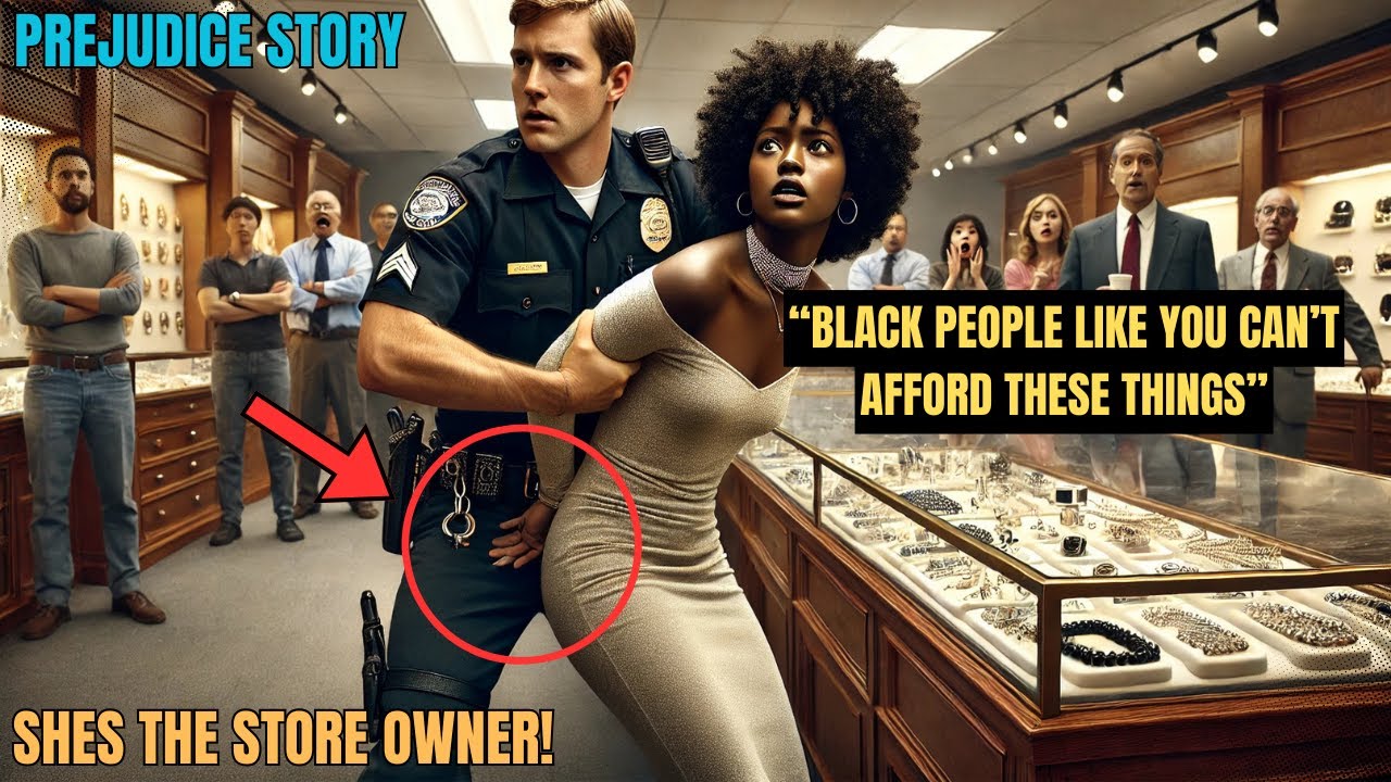 Racist Police Officer Arrests Black Woman In Jewelry Store, She Teaches Him A Lesson!