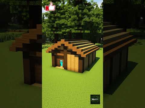 EPIC Minecraft Survival House Build!!! #shorts