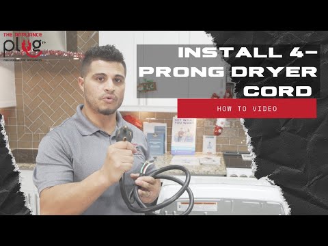 How To Install 4-Prong Dryer Cord on an Electric Dryer - Installation