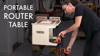 Benchtop Router Table for the 6-in-1 Trim Router Jig
