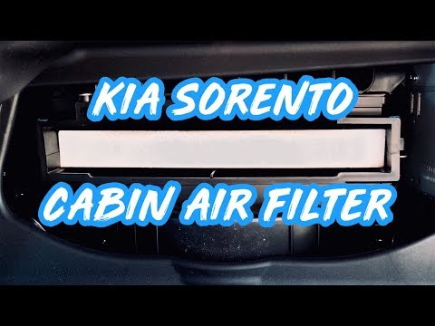 2016-2019 Kia Sorento Cabin Air Filter Replacement!