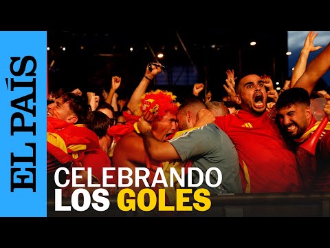EUROCOPA 2024 | La afición celebra los goles y la victoria de España frente a Inglaterra | EL PAÍS