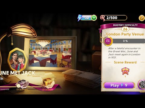 June's Journey Secrets 6 - Scene 26 - London Party Venue - 🚫 loading screen, Silhouette -August 2023