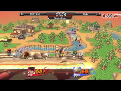 Midwest Mayhem 8 Pools: E2C l Shel (Ryu) vs. Blade (Sheik)