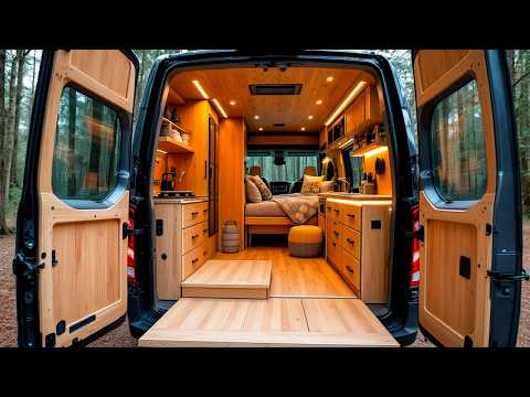 DIY Camper Van Build from Start to Finish | The Ultimate Luxury Camper Van @SaraDungo