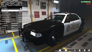 GTA Online STANIER LE CRUISER Customization | HOW TO MODIFY THE NEW POLICE VEHICLE (Chop Shop DLC)