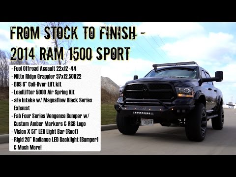 From Stock To Finish - 2014 Ram 1500 w/ 6" BDS Coil-Over, Fuel wheels, Nitto tires, & More!