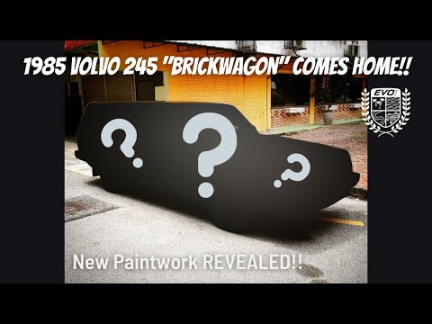 SUNDAY SPECIAL: 1985 Volvo 240/5 "Brickwagon" New Paint Job REVEALED! | EvoMalaysia.com