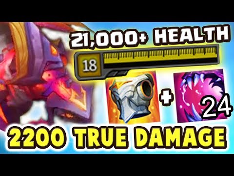NEW DARK STAR CHO'GATH JUNGLE SPOTLIGHT 31 kilIs | OVER 21,000 HEALTH | 2200+ TRUE DAMAGE FEAST