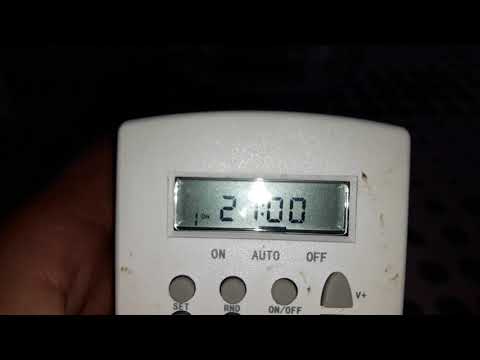 Настройка програматора полива electraline emt707pa