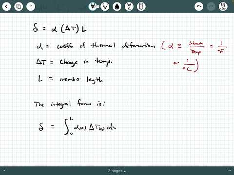 Mechanics of Materials - Video 48:  Axial Thermal Deformation Background