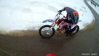 Avantis 250 / Honda Crf250x. Снежная покатушка