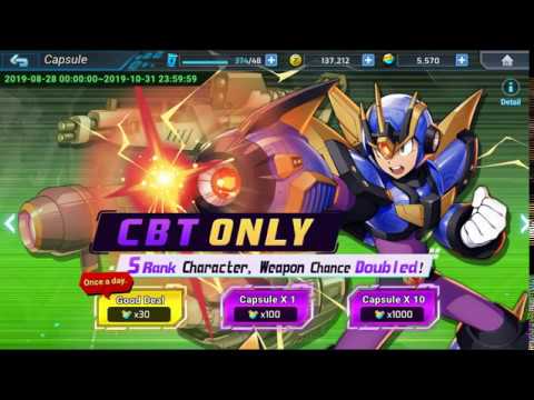 Mega Man X DiVE  Capsule - Closed Beta
